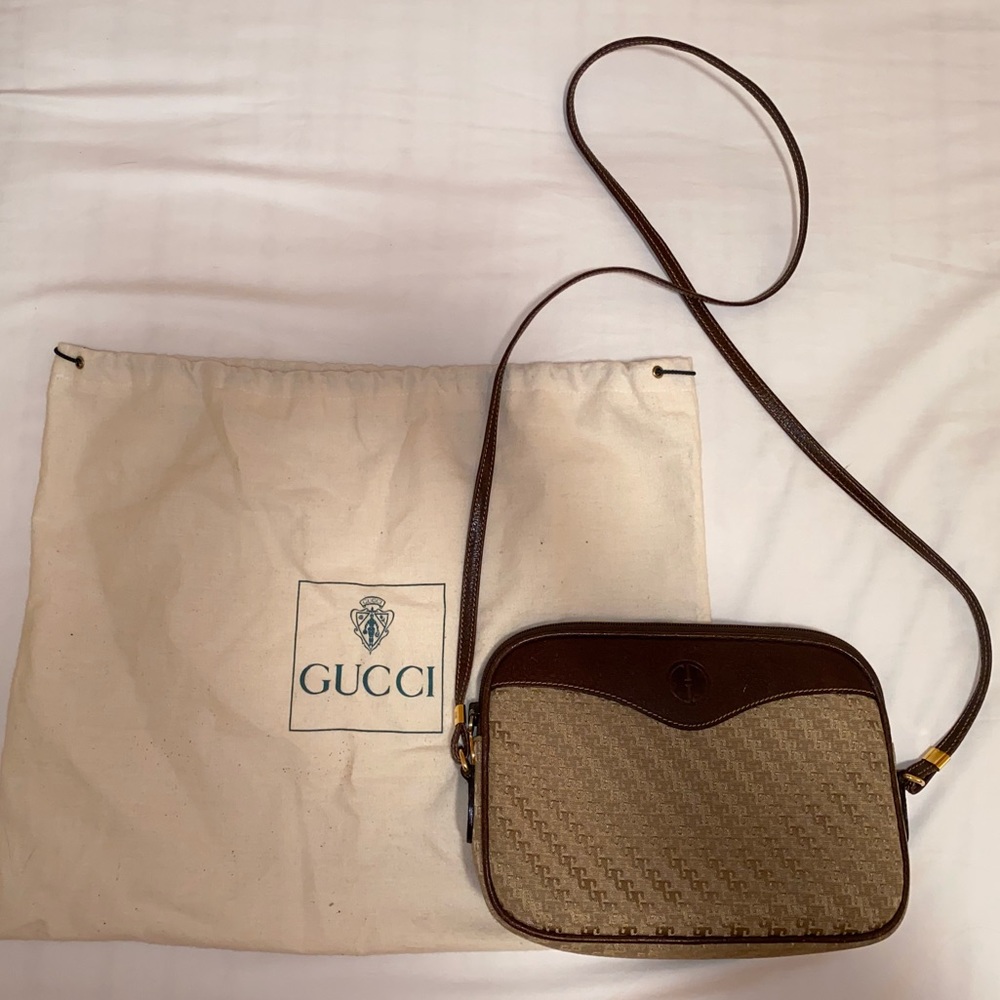 Gucci Jacquard Crossbody Bag